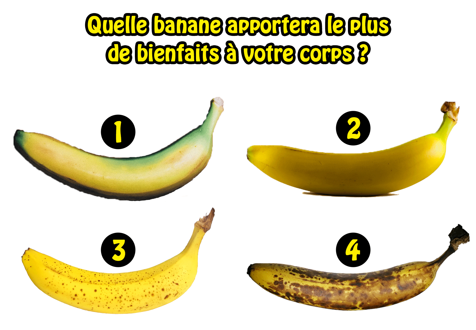 [Quizz] Quelle banane apportera le plus de bienfaits à votre corps ?