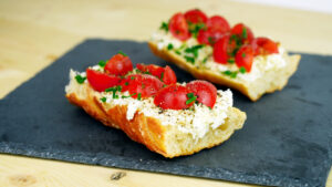 RECETTE SANTÉ - Bruschetta tomate-mozza