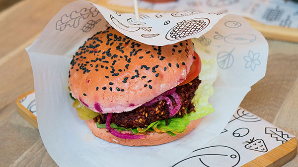 photo burger vegan
