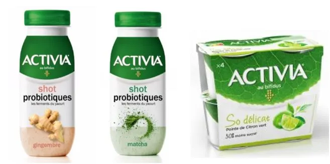 Shot probiotique Activia femme enceinte